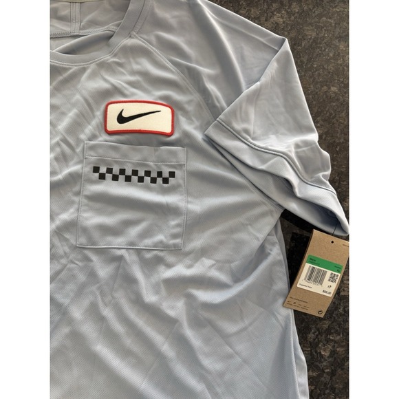 Nike Men's Light Blue Dri-FIT Wild Card Training T-Shirt DX8634 size XL NWT - Picture 3 of 5